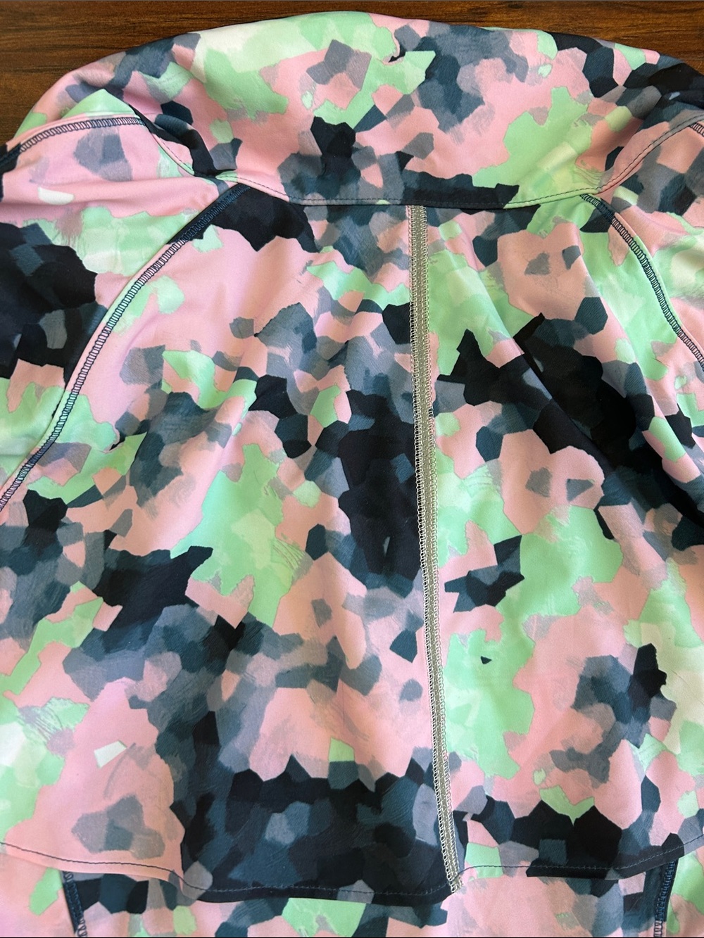 lululemon athletica Pink, Mint & Black Camouflage Utility Jacket - Picture 8 of 10